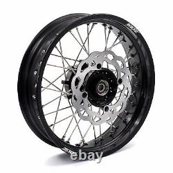 KKE 3.5/4.25 Supermoto Cush Drive Spoked Wheels Set For SUZUKI DR650SE 1996-2022