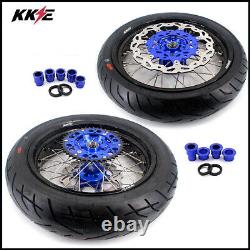 KKE 3.5/4.25 Supermoto Wheels CST Tires For YAMAHA YZ250F 2001-2020 YZ450F 2003