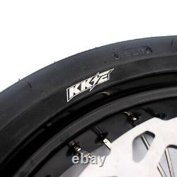 KKE 3.5/4.25 Supermoto Wheels Set CST Tires For YAMAHA WR250F 01-19 WR450F 03-18