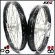 Kke Casting 21/19 Mx Wheels Hubs Set For Honda Crf250r 2004-2013 Crf450r 2012