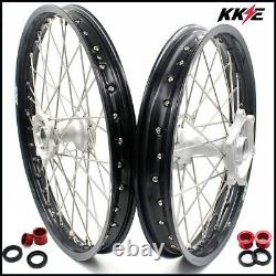 KKE Casting 21/19 MX Wheels Hubs Set For HONDA CRF250R 2004-2013 CRF450R 2012