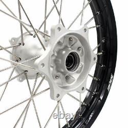 KKE Casting 21/19 MX Wheels Hubs Set For HONDA CRF250R 2004-2013 CRF450R 2012