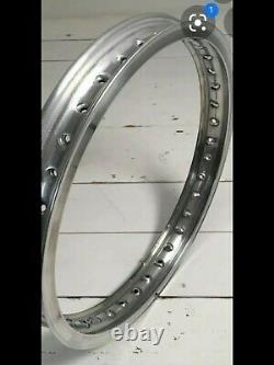 Kawasaki ke100 front + rear aluminium rims + stainless spoke sets