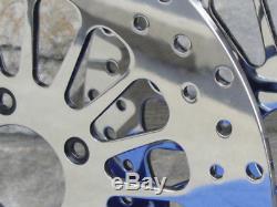 Kcint 11.5 Dna Super Spoke Polished Brake Rotors Front & Rear Pair Parts For Ha