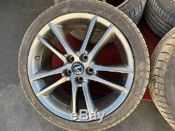 Lexus 2012 Is Is350 F-sport Wheels Rims Set Original Alloy 5 Double Spoke Oem