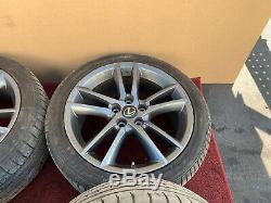 Lexus 2012 Is Is350 F-sport Wheels Rims Set Original Alloy 5 Double Spoke Oem