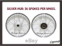 Lg12 New Honda Trail Ct90 Ct200 Front-rear Wheel Rim+hub+spoke F7s+r4.1s