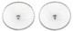 Lowrider Bike Chrome 26 72 Spoke Wheel Set. Front And Rear Free Wheel