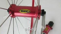 MAVIC HELIUM Road Bike FRONT Clincher Wheel with Helium Rear Hub and spokes