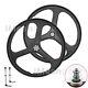 Mtb Bike Hub Mag Magnesium Rear&front Wheels 3-spoke Set Rim Wheelset 7/8 Gears