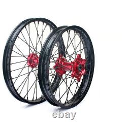 MX Front 21 Rear 18 Wheel Hub Rims Spokes for Honda CRF250R CRF450R 2013-2022