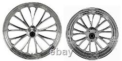Manhattan 21 Front & 16 Rear Wheel Harley Softail Fxst Fxstc Night Train 00-05