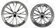 Manhattan 21 Front & 16 Rear Wheel Harley Softail Fxst Fxstc Night Train 00-05