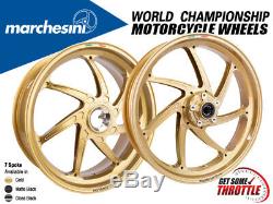 Marchesini Wheels Ducati Panigale 1199/1299/V4 (7-Spoke Rims, Front / Rear Set)
