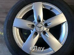 Mercedes Benz Oem R171 Slk280 Slk350 Front Rear Set Rim Wheel And Tire 16 Inch