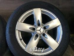 Mercedes Benz Oem R171 Slk280 Slk350 Front Rear Set Rim Wheel And Tire 16 Inch