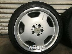 Mercedes Benz Oem W210 E55 Front Rear Set Rim Wheel And Tire Amg 18 Inch 98-02