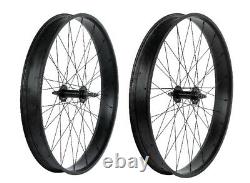 Micargi 26 x 4.0 Rear & Front Fat Bike Wheel 7 speed 36 spoke Disc Brake Black