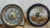 Motorbike Front Wheel Hub Restoration And Polishing How To Spoke A Motorbike Wheel