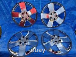 NEW 2006-2011 CHEVROLET HHR flat spoke16wheel chrome Hubcap Wheel cover SET