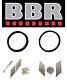 New Bbr Black Front & Rear Rims With Spoke Kits Honda Crf110 Crf 110 2013-2024