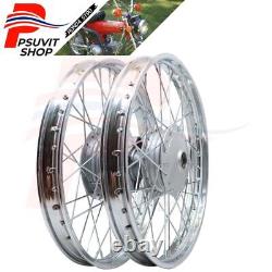 NEW Honda ST90 K0 K1 K2 1973-1975 Complete Front&Rear Rims with Hubs+Spokes