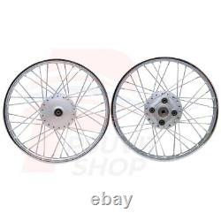NEW Honda ST90 K0 K1 K2 1973-1975 Complete Front&Rear Rims with Hubs+Spokes