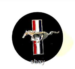 NEW OEM 1994-2004 Ford Mustang Black Pony & Flag 17 Wheel Hub Cover Center Cap
