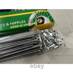 NEW Yamaha DT125 Takasago Front & Rear Spoke Set 18/21 Rims FREE SHIPPING