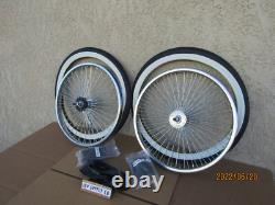New 20''-68 Spokes Lowrider Bicycle Rim Set Tires, Tubes & Liners Lowrider