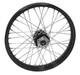 New Black 40 Spoke 21x2.15 Laced Front Wheel For Harley Davidson Us Dealer