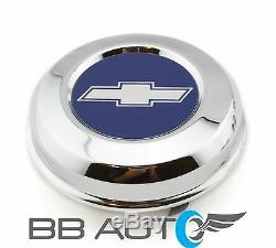 New Chevy Camaro Chevelle 15 5-spoke Mag Steel Wheel Stainless Center Caps Set