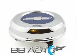 New Chevy Camaro Chevelle 15 5-spoke Mag Steel Wheel Stainless Center Caps Set