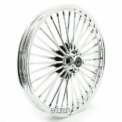 New Front Rear Cast Wheels Fat 36 spokes for Harley Dyna Softail 21/16