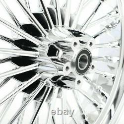 New Front Rear Cast Wheels Fat 36 spokes for Harley Dyna Softail 21/16