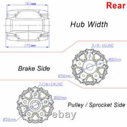 New Front Rear Cast Wheels Fat 36 spokes for Harley Dyna Softail 21/16