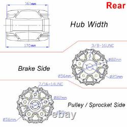 New Front Rear Cast Wheels Fat 36 spokes for Harley Dyna Softail 21x2.15 18x 3.5