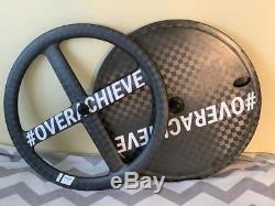 New Giant Sunweb TT Wheel set /Rear Disc and 4 Spoke front Tubular/Shimano