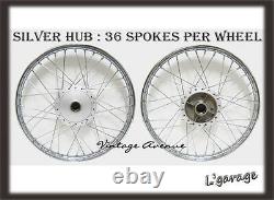 New Honda Passport C70 1980-1983 Front-rear Wheel Rim +hub +spoke F6s+r4.1s