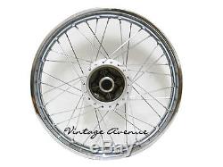 New Honda Sl125 K0-'73 Xl125 K0-'76 Front-rear Wheel Rim+hub+spoke F11s+r10s