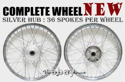 New Suzuki M30 M31 Front-rear Wheel Rim + Hub + Chrome Spoke F3s+r2s