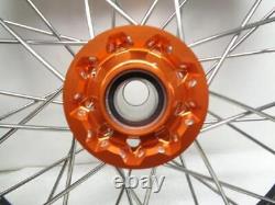 New Unbranded Front And Rear Motorcycle Wheels 36 Spoke Front 5x17, Rear 3.5x17