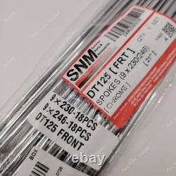 New Wheel Spoke Set Front and Rear 18' 21' CP For Yamaha Enduro DT DT125 DT175