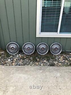 OEM 15 1986 -1992 Cadillac Fleetwood Brougham wire spoke hubcap wheel cover
