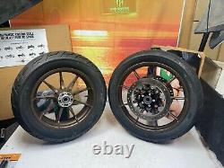 OEM 18-24 Harley Low Rider 9 Spoke 19 Front 16 Rear FXLRST FXLRS M8 Softail
