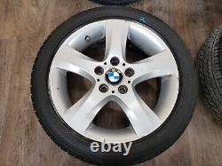 OEM BMW E82 E88 Front Rear Wheel Rims ET47 17x7 Style Spider Spoke 142 SET