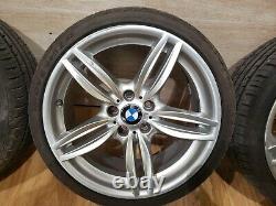 OEM BMW Front Rear Rims Wheels R19 8.5J 9J M Double Spoke 351 SET