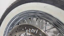 OEM Harley Davidson Rear Chrome Spoke Wheel 16 With New Rear Tire