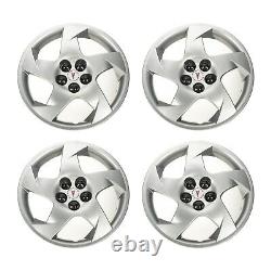 OEM NEW 16 5 Spoke Wheel Hub Cap Set of 4 withPontiac Logo 03-10 Vibe 22676859