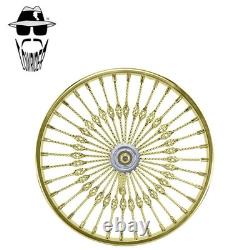 ORIGINAL LOWRIDER 20 Bird Cage Twisted Spoke Rear Wheel 36H 8G Gold 3/8 Axle
